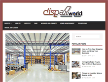 Tablet Screenshot of dispaxworld.com